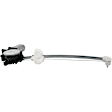 Sedan Rear, Driver Side Power Window Regulator, With Motor