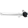 Sedan Rear, Driver Side Power Window Regulator, With Motor