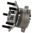 Rear, Driver or Passenger Side Wheel Hub, With Bearing, 5 x 4.5 in. Bolt Pattern