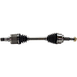 Front, Driver Side Axle Assembly, For Models With Limited Slip Differential