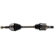 Front, Driver Side Axle Assembly, For Models With Limited Slip Differential