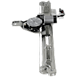 Rear, Passenger Side Power Window Regulator, With Motor
