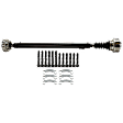 2007-2010 Jeep Commander - Front Driveshaft, 35.13 inch Length, AWD/4WD, Automatic Transmission, NV245 Quadra-Trac II Transfer Case, With Sales Code DHX (Quadra-Trac II Full-Time Active 4WD)