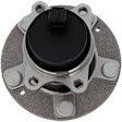 Rear, Driver or Passenger Side Wheel Hub, With Bearing, 5 x 4.5 in. Bolt Pattern, FWD
