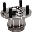 Rear, Driver or Passenger Side Wheel Hub, With Bearing, 4 x 3.94 in. Bolt Pattern
