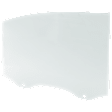 Rear, Passenger Side Door Glass, Green Tint, Replaces NAGS No. FD23028GTN