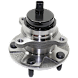 Front, Passenger Side Wheel Hub, With Bearing, With Sensor, 5 x 4.5 in. Bolt Pattern, RWD