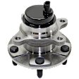 Front, Passenger Side Wheel Hub, With Bearing, With Sensor, 5 x 4.5 in. Bolt Pattern, RWD