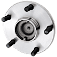 Front, Driver or Passenger Side Wheel Hub, Without Bearing, 5 x 4.5 in. Bolt Pattern, RWD