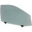 Front, Passenger Side Door Glass, Green Tint, Replaces NAGS Number FD21935GTY