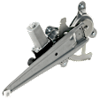 Rear, Passenger Side Power Window Regulator, With Motor
