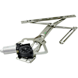Front, Passenger Side Window Regulator, Power, With 6-Prong Connector