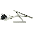 Front, Passenger Side Window Regulator, Power, With 6-Prong Connector