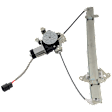 Front, Passenger Side Power Window Regulator, With Motor