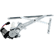 Front, Passenger Side Power Window Regulator, With Motor