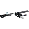 Front, Passenger Side Power Window Regulator, With Motor