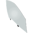 Front, Passenger Side Door Glass, Green Tint, FD26002GTY