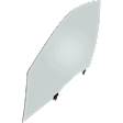 Front, Driver Side Door Glass, Green Tint, FD26003GTY