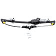 Rear, Passenger Side Power Window Regulator, With Motor