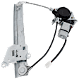 Rear, Driver Side Power Window Regulator, With Motor
