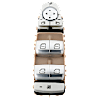 Front, Driver Side Window Switch Cream
