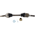Front, Driver Side Axle Assembly, AWD