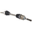 Front, Driver Side Axle Assembly, AWD
