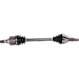 Sedan Front, Driver Side Axle Assembly - Sold Individually, 2.5L, 4Cyl