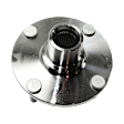 Front, Driver or Passenger Side Wheel Hub, 4 Lugs, Without Bearing, 4 x 4.5 in. Bolt Pattern