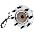 Front, Driver or Passenger Side Wheel Hub, with Bearing, 8 X 6.5 In. Bolt Pattern