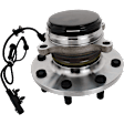 Front, Driver or Passenger Side Wheel Hub, with Bearing, 8 X 6.5 In. Bolt Pattern