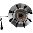Front, Driver or Passenger Side Wheel Hub, with Bearing, 8 X 6.5 In. Bolt Pattern