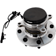 Front, Driver or Passenger Side Wheel Hub, with Bearing, 8 X 6.5 In. Bolt Pattern