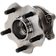 Rear, Driver or Passenger Side Wheel Hub, with Bearing, RWD