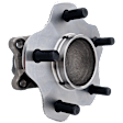 Rear, Driver or Passenger Side Wheel Hub, 5 Lugs, With Bearing, FWD