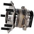 Rear, Driver or Passenger Side Wheel Hub, with Bearing, FWD