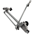 Wiper Linkage - Black, Plastic Bushing Material, Bolt-on Attachment Method, With Crank Arm