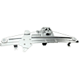 Front, Passenger Side Window Regulator, Power, With 6-Prong Connector