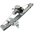 Front, Driver Side Window Regulator, Power, With 6-Prong Connector
