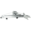 Front, Driver Side Window Regulator, Power, With 6-Prong Connector