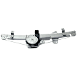 Front, Driver Side Window Regulator, Power, With 6-Prong Connector