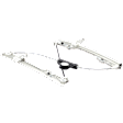 Front, Passenger Side Power Window Regulator, Without Motor