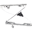 Front, Passenger Side Power Window Regulator, Without Motor