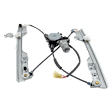 Front, Passenger Side Power Window Regulator, with Motor, 2-Pin Connector, Without Auto Up and Down