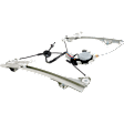 Front, Passenger Side Power Window Regulator, With Motor