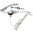 Front, Passenger Side Power Window Regulator, With Motor