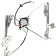 Front, Driver Side Power Window Regulator, With Motor