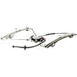 Front, Driver Side Power Window Regulator, With Motor