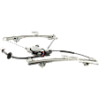 Front, Driver Side Power Window Regulator, With Motor