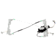 Front, Driver Side Power Window Regulator, With Motor